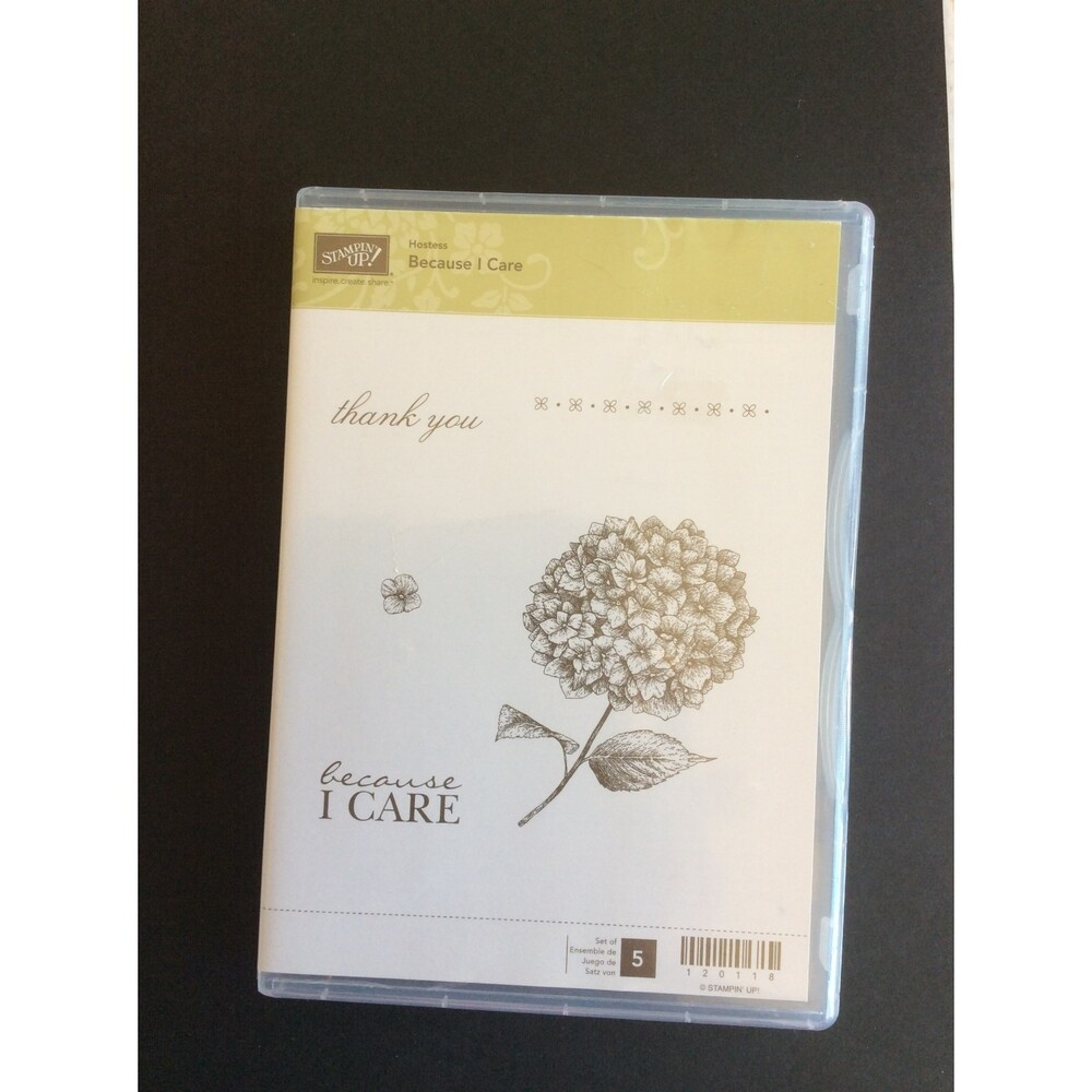 INVENTORY REDUCTION SALE. Stampin Up Because I Care Hostess Set B22